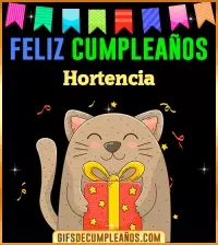 GIF Feliz Cumpleaños Hortencia